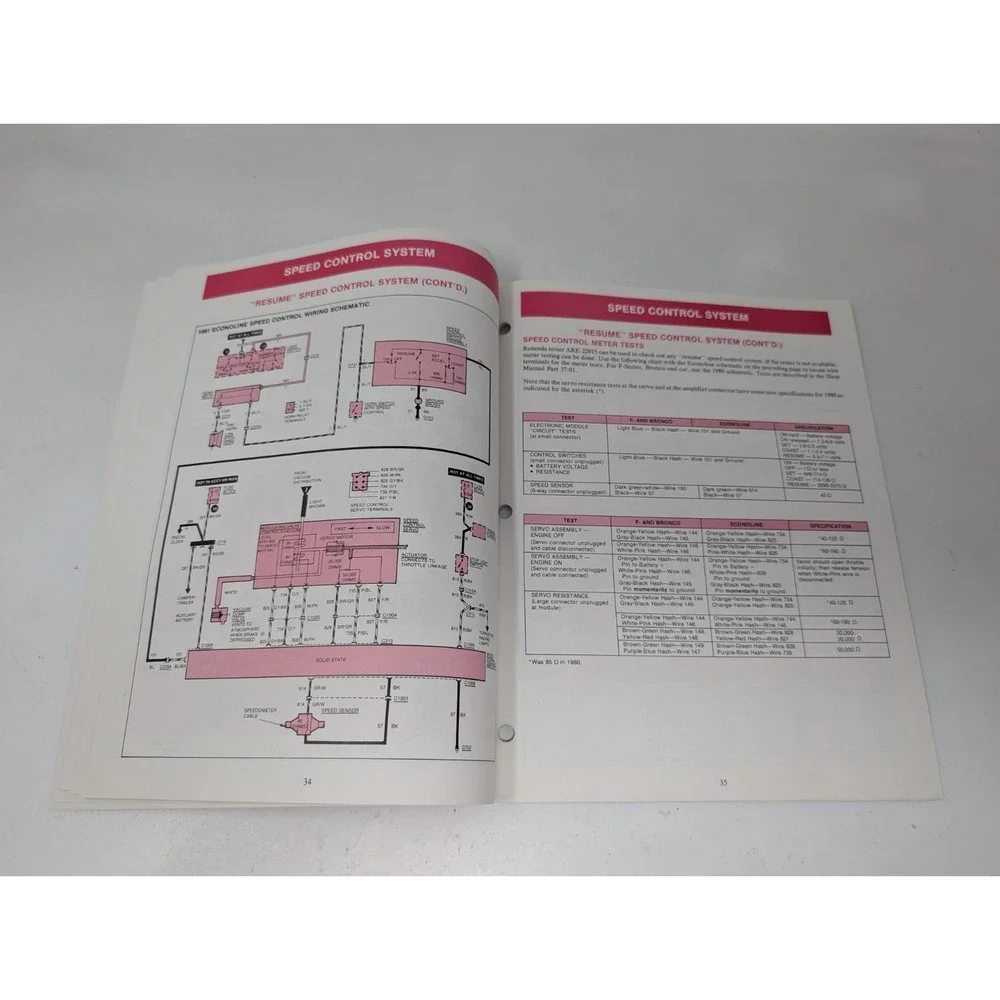 1981 Ford Car Light Truck Body Electrical Climate Control Technician Manual‎
